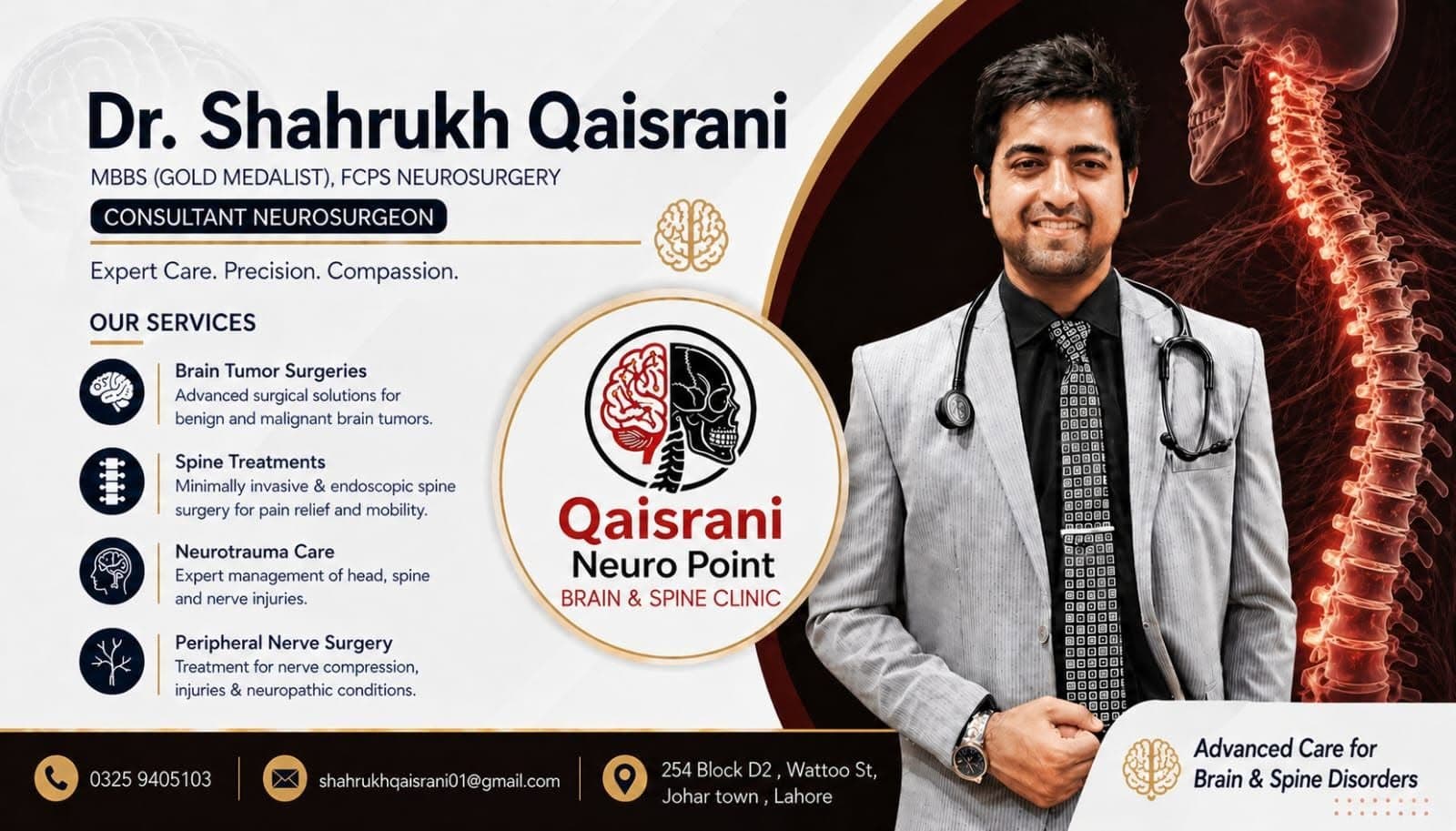 Dr. M. Shahrukh Qaisrani at Qaisrani Neuro Point