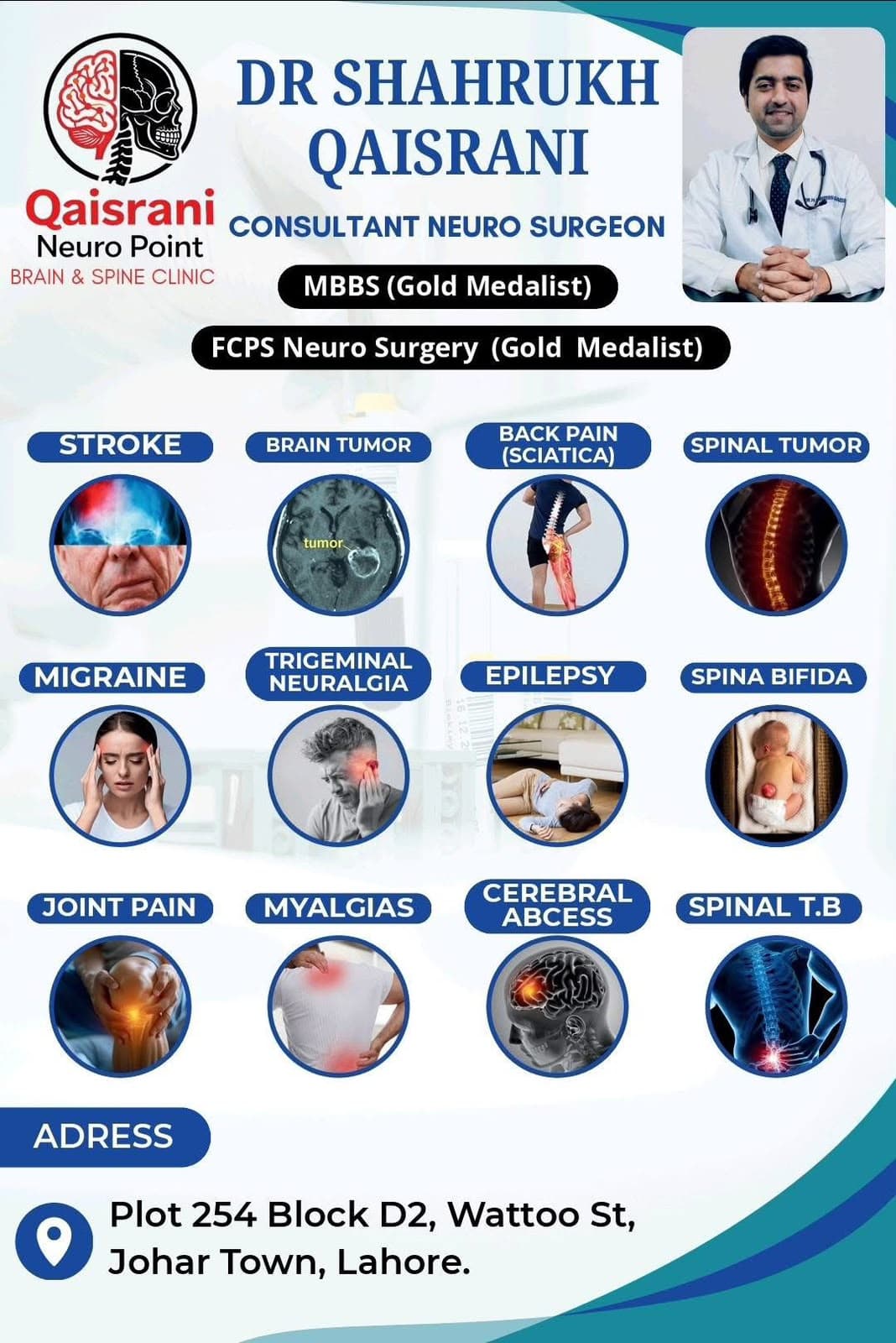 Dr. Shahrukh Qaisrani and Qaisrani Neuro Point services